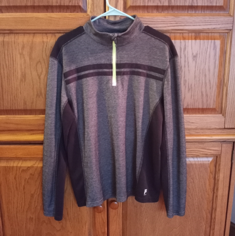 Fila Sport Mens Long Sleeve zip up Shirt